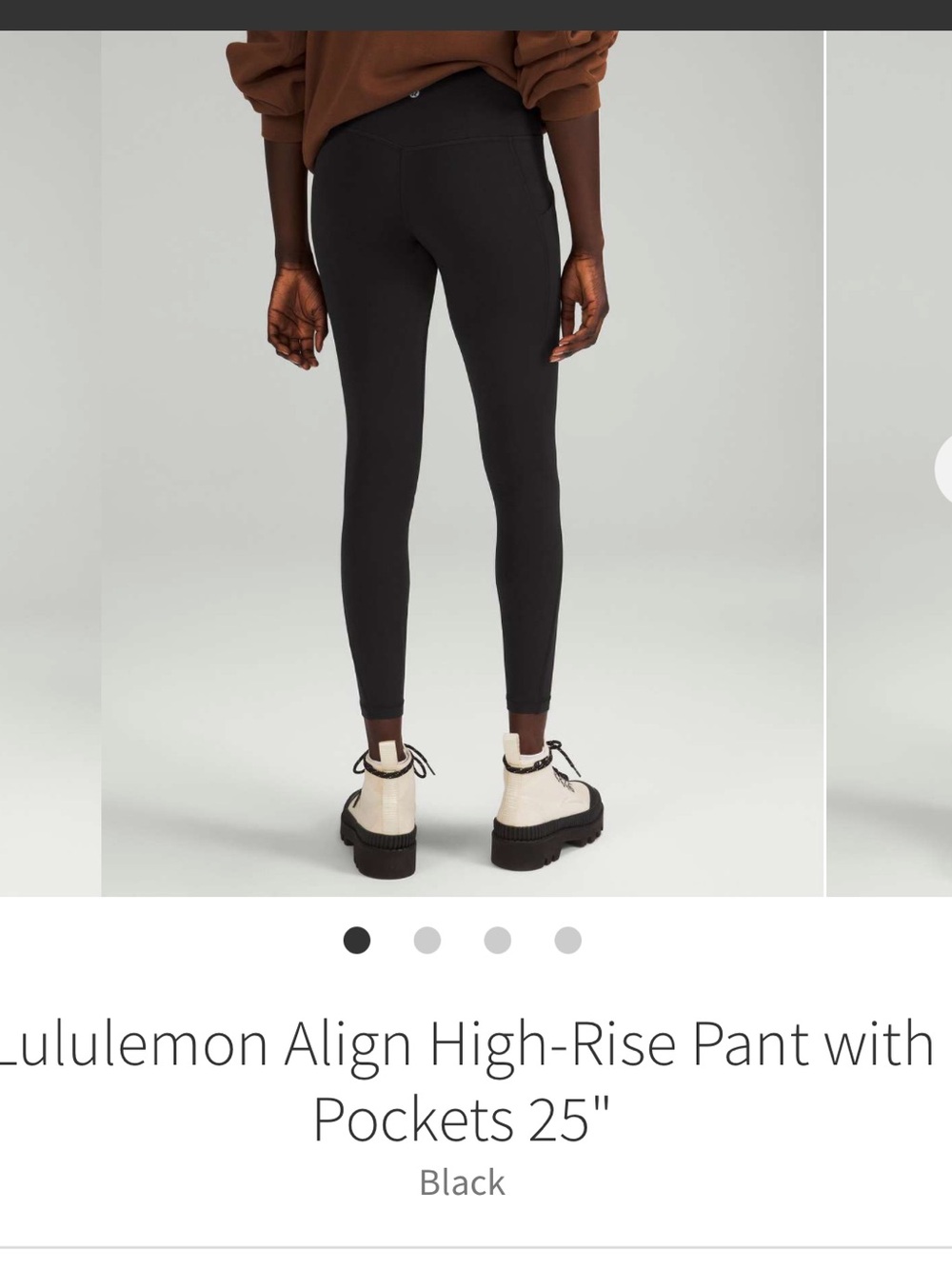lululemon Align High-Rise Pant with Pockets 25" - Black